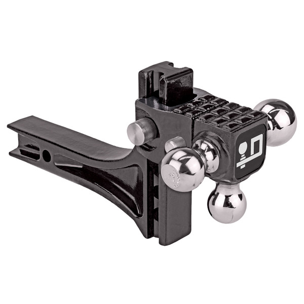Draw-tite Adjustable Trailer Hitch Ball Mount (1-7/8 in., 2 in., 2-5/16 in. Trailer Balls), Fits, 2 in. Receiver, 10.5 in. Drop, 14,000 lbs. Capacity - Draw-tite