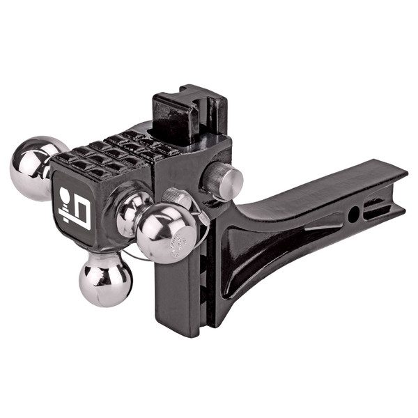 Draw-tite Adjustable Trailer Hitch Ball Mount (1-7/8 in., 2 in., 2-5/16 in. Trailer Balls), Fits, 2 in. Receiver, 10.5 in. Drop, 14,000 lbs. Capacity