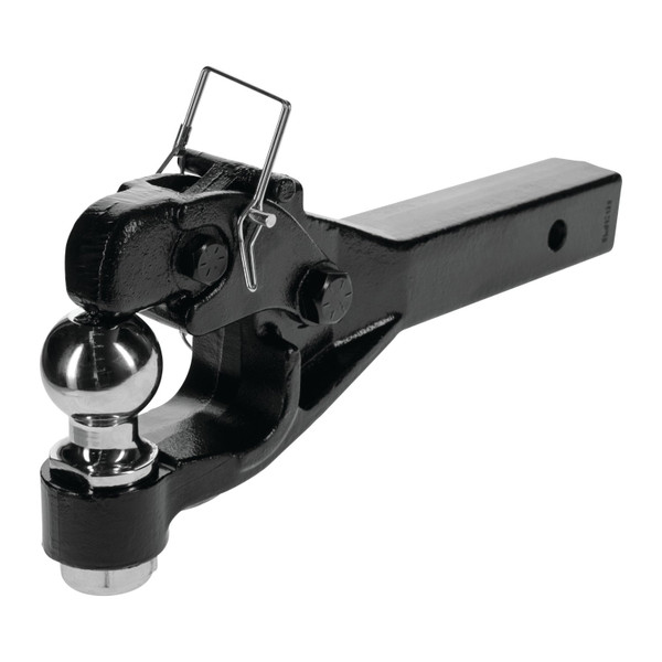 Draw-tite Pintle Hook & Ball Combination, Fits 2 in. Receiver, 12,000 lbs. Capacity Hook, 2 in. Ball, 7,000 lbs. Capacity Ball - Draw-tite