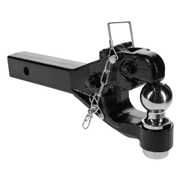 Draw-tite Pintle Hook & Ball Combination, Fits 2 in. Receiver, 12,000 lbs. Capacity Hook, 2 in. Ball, 7,000 lbs. Capacity Ball