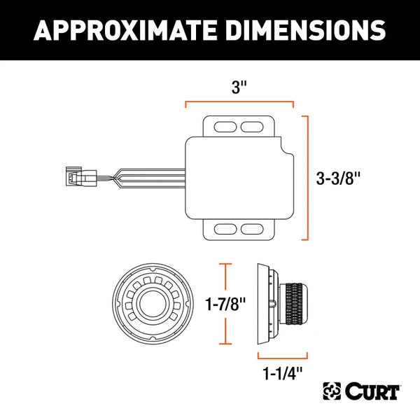 2021-2024 Chevrolet Suburban CURT Spectrum Integrated Proportional Trailer Brake Controller
