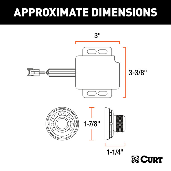 2009-2025 Honda Pilot CURT Spectrum Integrated Proportional Trailer Brake Controller