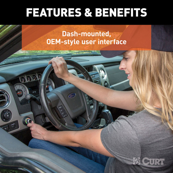 2006-2025 Honda Ridgeline CURT Spectrum Integrated Proportional Trailer Brake Controller