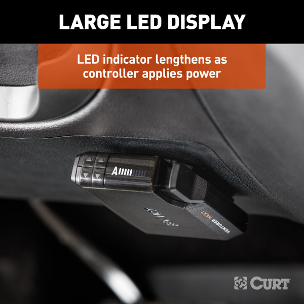 2003-2006 Chevrolet Silverado 2500 HD CURT Venturer NEXT Time-Delay Trailer Brake Controller 1-3 axles