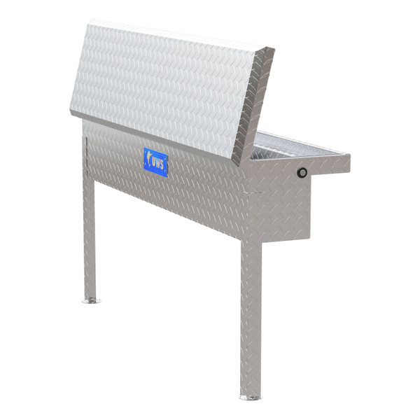 UWS Bright Aluminum 48" Truck Side Tool Box with Low Profile (Heavy Packaging) EC30201