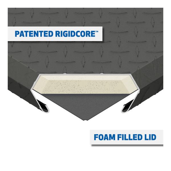 UWS Matte Black Aluminum 58" 5th Wheel Truck Tool Box (Heavy Packaging) EC20093