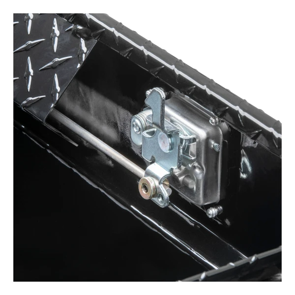 UWS Gloss Black 69" Deep Angled Truck Tool Box, Low Profile TBSD-69-A-LP-B