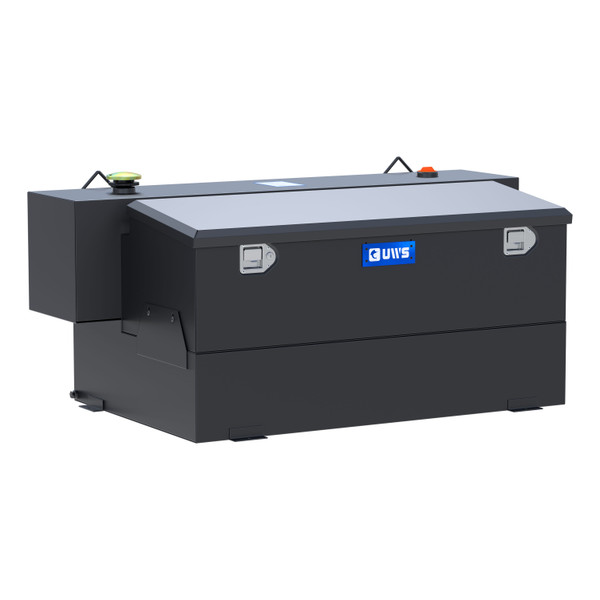 UWS Matte Black Hammerhead-Style 100-Gallon Steel-Aluminum Combo Transfer Tank ST-100HH-CB-MB - UWS