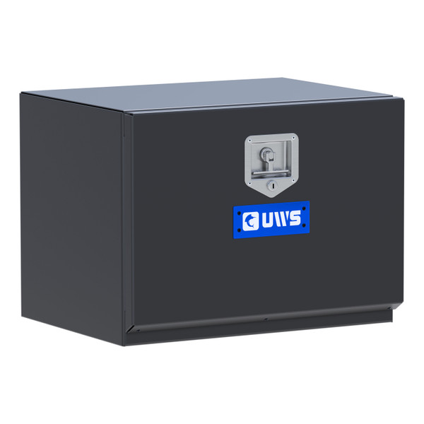 UWS Matte Black Steel 24" Single-Door Underbody Tool Box ST-TBUB-24-MB - UWS