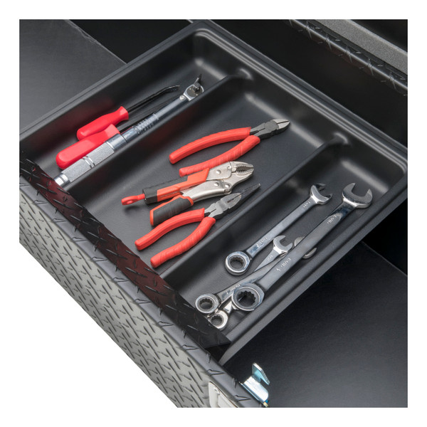 UWS Matte Black Aluminum 72" Crossover Tool Box with Pull Handles (Heavy Packaging) EC10633