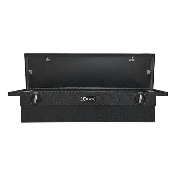 UWS Matte Black Aluminum 69" Secure Lock Tool Box with Low Profile (Heavy Packaging) EC50004