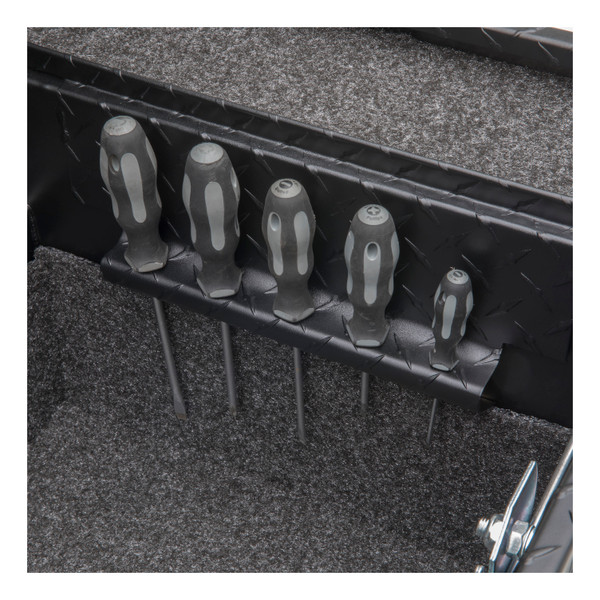 UWS Matte Black Aluminum 69" Secure Lock Tool Box with Low Profile (Heavy Packaging) EC50004