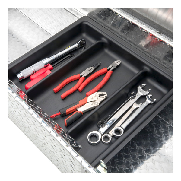 UWS Bright Aluminum 69" Deep Angle Crossover Box with Low Profile (Heavy Packaging) EC10761