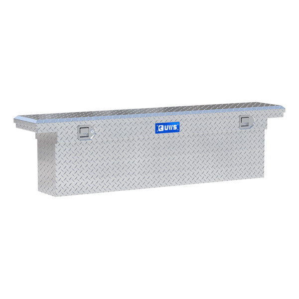 UWS Bright Aluminum 69" Deep Slim Truck Tool Box, Low Profile TBSD-69-SL-LP - UWS
