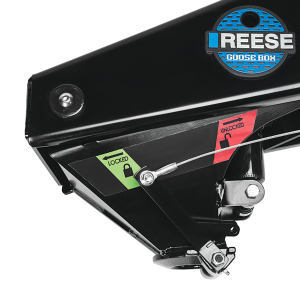 Reese 20k Gen 3 Goose Box  5th Wheel Pin Box, Air Ride 20,000 lbs. Capacity, Fits Lippert (1621, 1716, 0719, Rhino), Fabex PB 600 Series 94920