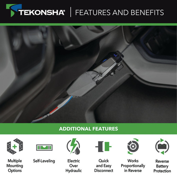 Tekonsha Prodigy  P2 Proportional Brake Controller for Trailers with 1-4 Axles, Gray