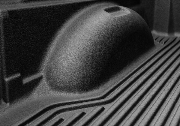 15-20(21-23w/oProPwrOnbrd) Ford F150 5'7" Bed -  Rugged Liner Under Rail Bedliner w/ Sqr Tie-Down Holes Truck Bed Liner  F55U15