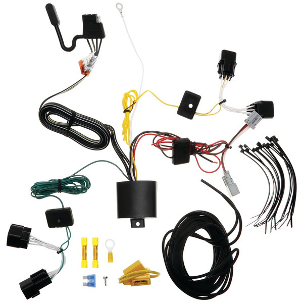 Tekonsha T-One T-Connector Custom Harness, 4-Way Flat, w/Circuit Protected ModuLite HD Module 118855 - Tekonsha