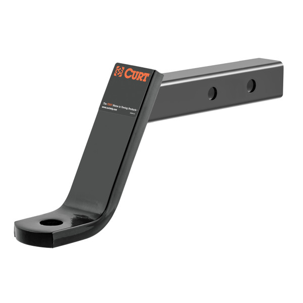 CURT Dual-Length Ball Mount (2" Shank, 7,500 lbss., 6" Drop, 9-1/4" or 12-1/4" Long) Trailer Hitch Ball Mount - CURT