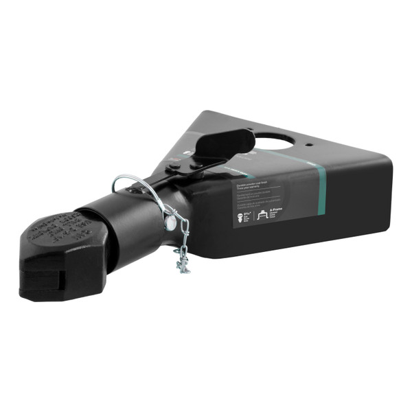 CURT 12,500 lbs 2-5/16" A-Frame Coupler with Sleeve-Lock Black Trailer Hitch Coupler - CURT