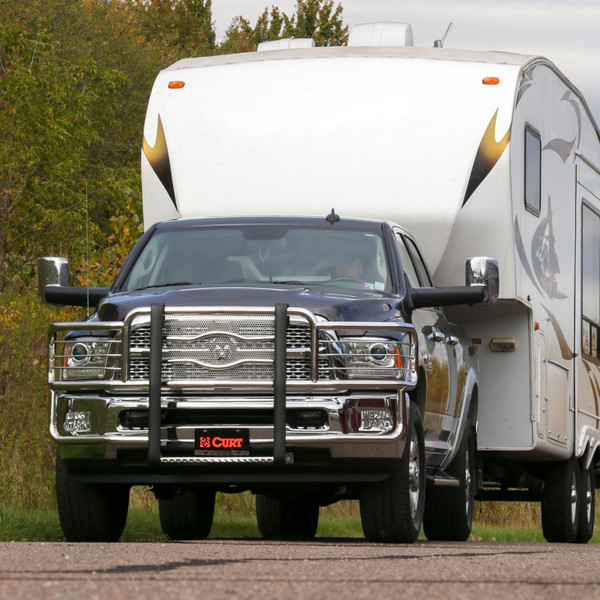 CURT X5 Gooseneck-to-5th-Wheel Adapter Plate for Double Lock EZr Fifth Wheel Trailer Hitch Mount Kit