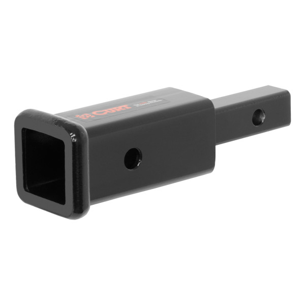 CURT Receiver Tube Adapter (1-1/4" to 2" Shank, Not for Towing Use, 6-1/4" Length) Trailer Hitch Receiver Tube Adapter - CURT