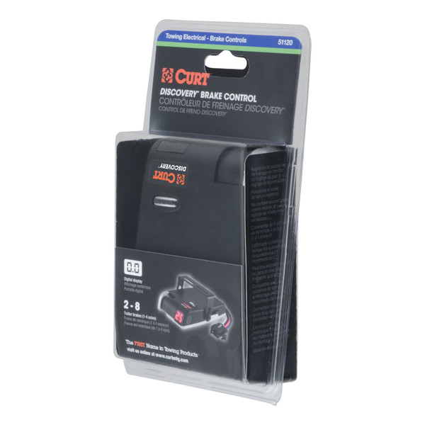 CURT Discovery Time-Delay Trailer Brake Controller Trailer Brake Control