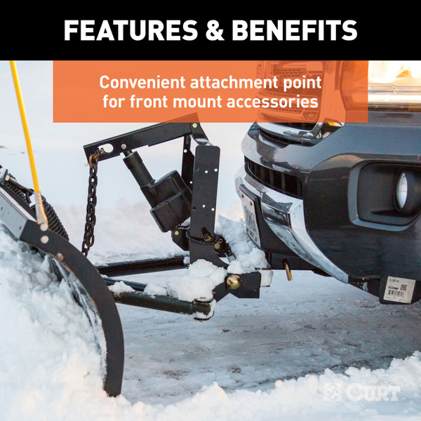 CURT 2" Front Receiver Hitch, Select Honda Pilot, Ridgeline Trailer Hitch