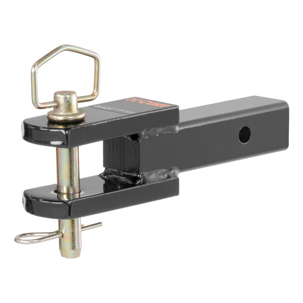 CURT Clevis Pin Ball Mount with 1" Diameter Pin (2" Shank, 6,000 lbss.) Trailer Hitch Ball Mount - CURT