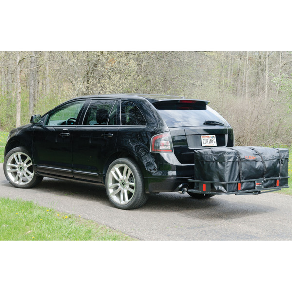 CURT 56" x 22" x 21" Weather-Resistant Vinyl Cargo Bag Roof Rack