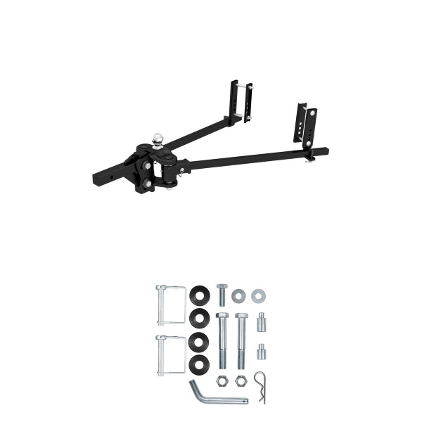 CURT 10-15K TruTrack 4P Weight Distribution Hitch with 4x Sway Control - CURT