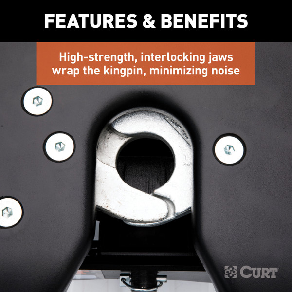 CURT 16K 13-24 RAM 2500/3500 CURT 16K, A16 Puck System 5th Wheel Hitch,  8' Bed