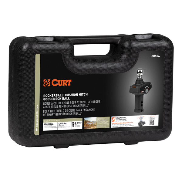 CURT RockerBall 2-5/16" Cushion Hitch Gooseneck Ball Trailer Hitch Ball