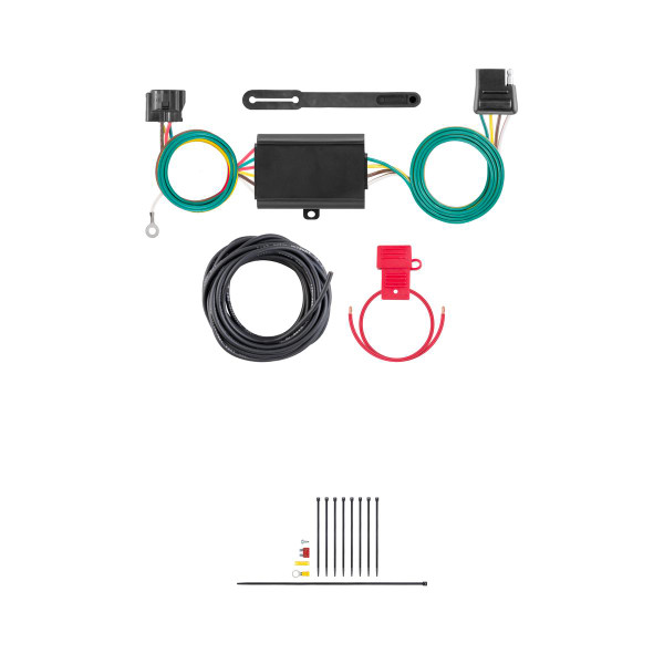 CURT Custom Towed-Vehicle RV Wiring Harness Add-On Trailer Connector Kit - CURT