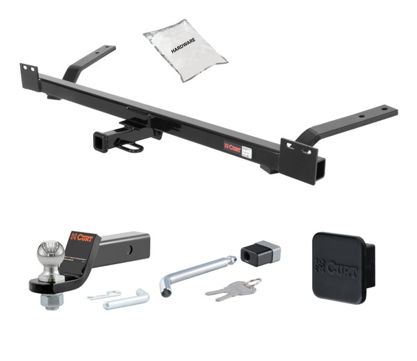 77 - 96 Chevrolet Caprice Wagon 1.25in. CURT Trailer Hitch + Ball Mount + Cover + Lock Kit by CURT HWA310 - CURT