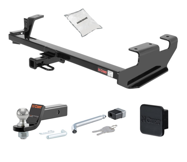 04 - 05 Chevrolet Classic -- 1.25in. CURT Trailer Hitch + Ball Mount + Cover + Lock Kit by CURT HWA319 - CURT