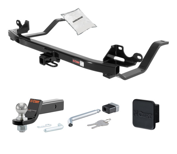 97 - 98 Oldmobile Regengy -- 1.25in. CURT Trailer Hitch + Ball Mount + Cover + Lock Kit by CURT HWA2108 - CURT