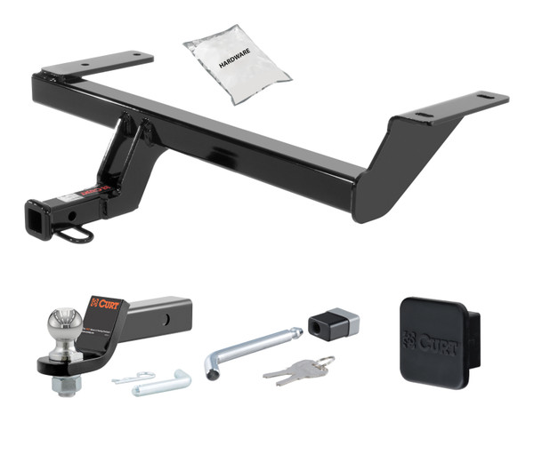 11 - 15 Chevrolet Volt -- 1.25in. CURT Trailer Hitch + Ball Mount + Cover + Lock Kit by CURT HWA622 - CURT