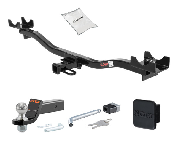 03 - 06 Mercedes-Benz E500  Sedan 1.25in. CURT Trailer Hitch + Ball Mount + Cover + Lock Kit by CURT HWA1874 - CURT