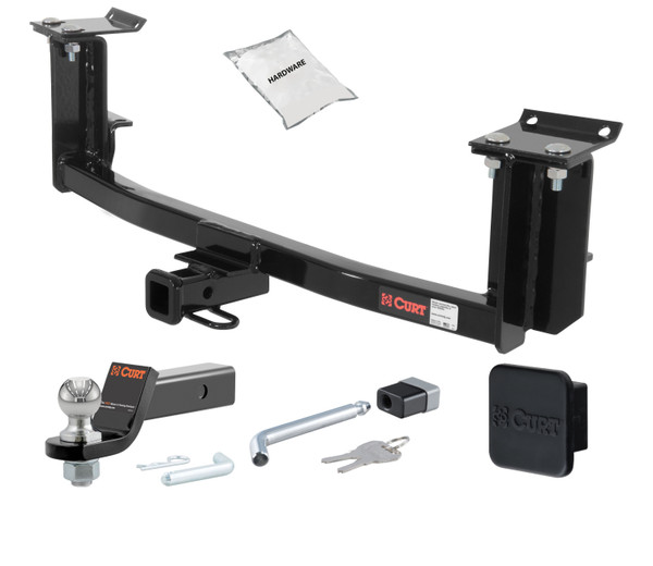 01 - 06 Mercedes-Benz S55 AMG -- 1.25in. CURT Trailer Hitch + Ball Mount + Cover + Lock Kit by CURT HWA1913 - CURT