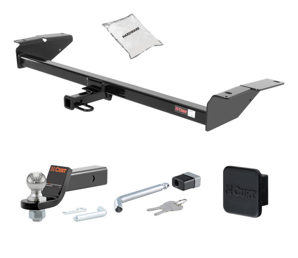 87 - 91 Mercury Colony Park -- 1.25in. CURT Trailer Hitch + Ball Mount + Cover + Lock Kit by CURT HWA1926 - CURT