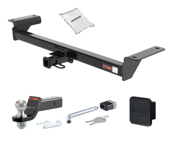 07 - 09 Acura RDX  -- 1.25in. CURT Trailer Hitch + Ball Mount + Cover + Lock Kit by CURT HWA16 - CURT
