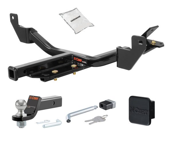 11 - 17 Buick Regal -- 1.25in. CURT Trailer Hitch + Ball Mount + Cover + Lock Kit by CURT HWA207 - CURT
