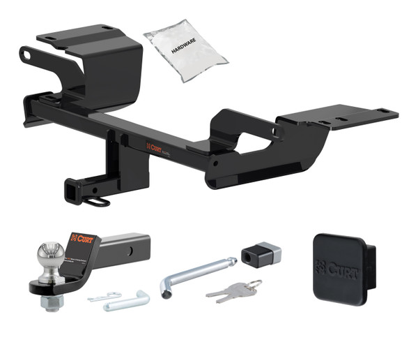 18 - 20 Buick Regal TourX -- 1.25in. CURT Trailer Hitch + Ball Mount + Cover + Lock Kit by CURT HWA211 - CURT