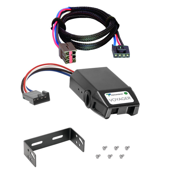 2009-2011 Ford Flex Tekonsha Voyager Proportional Brake Controller for Trailers with 1 to 4 Axles Black 9030 - Tekonsha