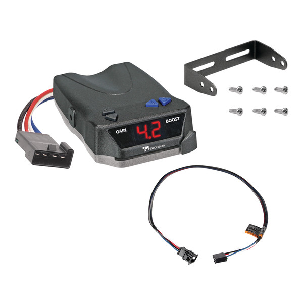 2018-2020 Volkswagen Atlas BRAKE?EVN Proportional Brake Controller for Trailers with 1?4 Axles, Black 8508220 - Tekonsha