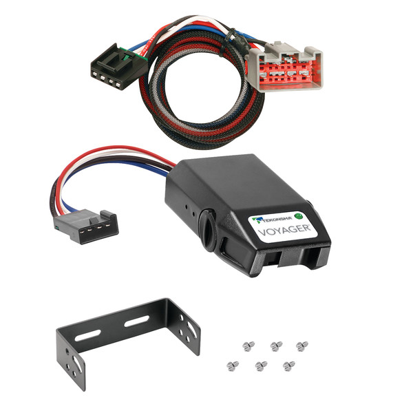 2012-2019 Ford Flex Tekonsha Voyager Proportional Brake Controller for Trailers with 1 to 4 Axles Black 9030 - Tekonsha