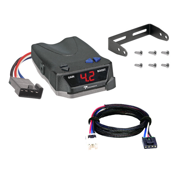 2004-2004 Nissan Pathfinder Armada Tekonsha BRAKE-EVN Proportional Brake Controller for Trailers with 1 to 4 Axles Black 8508220 - Tekonsha