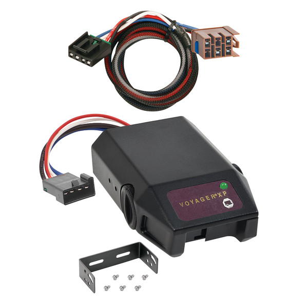 2007-2007 GMC Sierra 3500 Raybestos Voyager XP Proportional Brake Controller for Trailers with 1 to 4 Axles Black 761-9035 - Raybestos