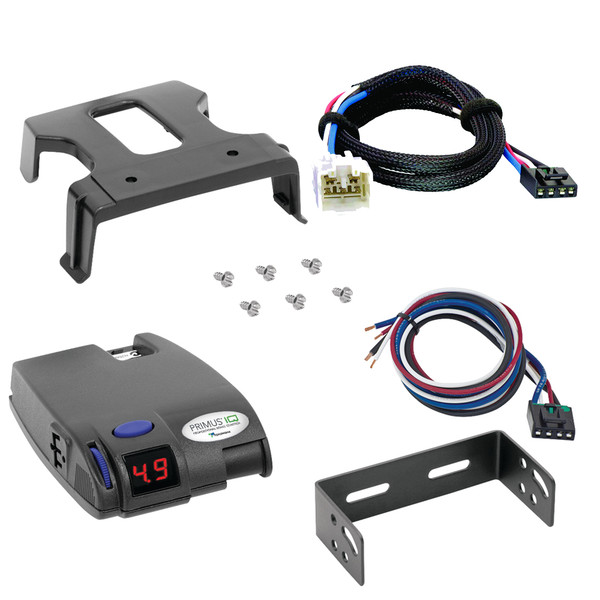 2003-2013 Toyota 4Runner Tekonsha Primus IQ Proportional Brake Controller for Trailers with 1 to 3 Axles Gray 90160 - Tekonsha
